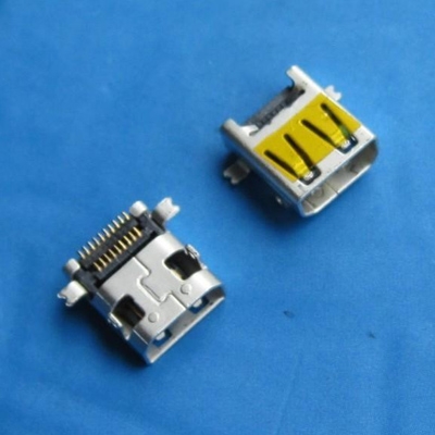 浙江HDMI D TYPE Female SMT Housing Front and Rear Insert